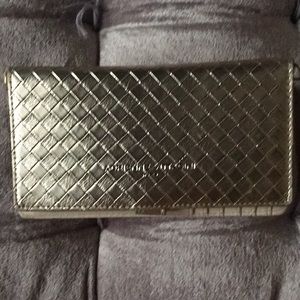 Metallic wallet/clutch